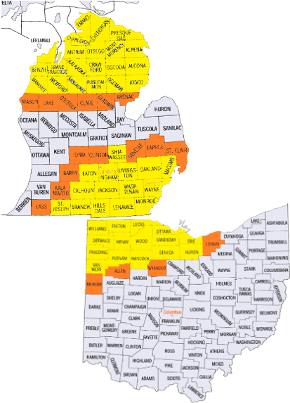 Service Areas