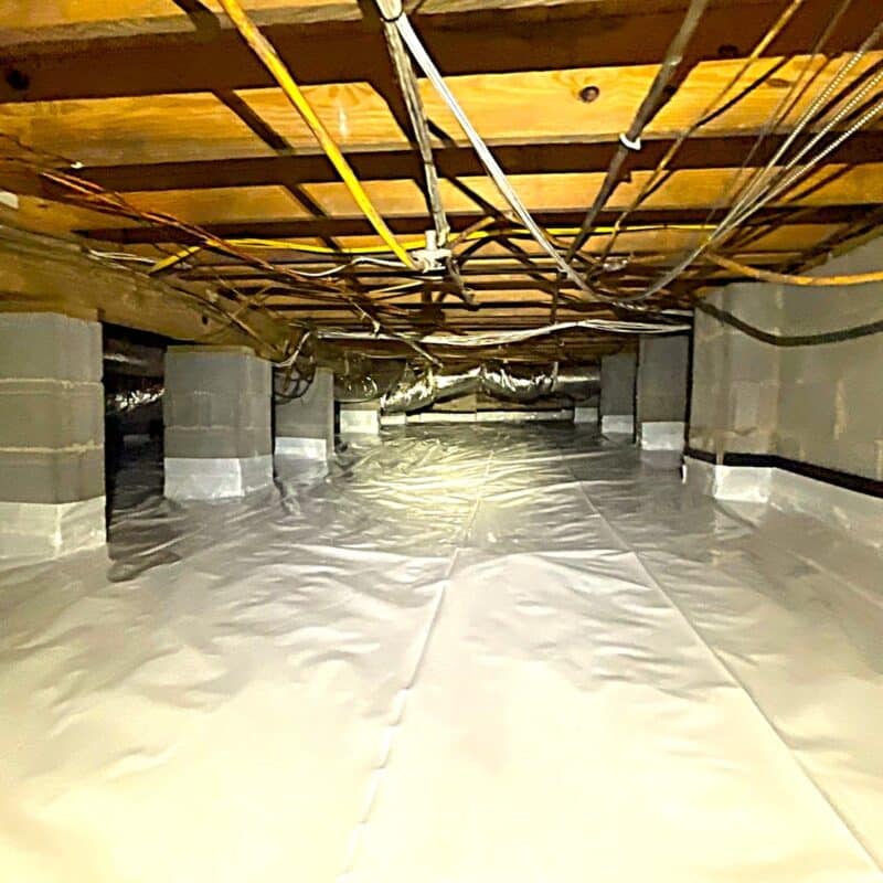 water in crawl space
