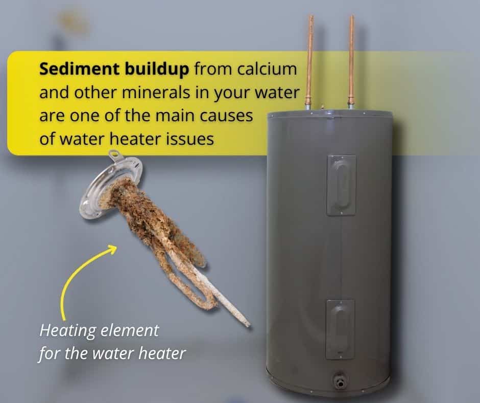 sediment is a top reason for hot water issues