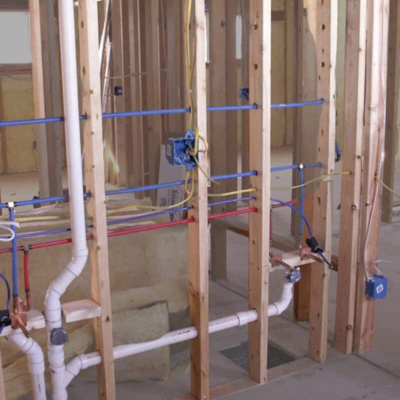 new construction plumbing
