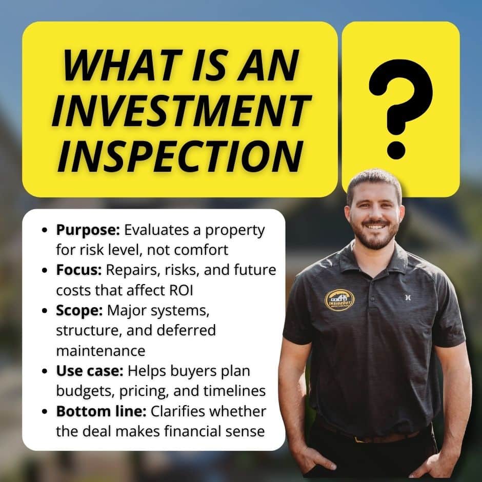 what is an investment inspection